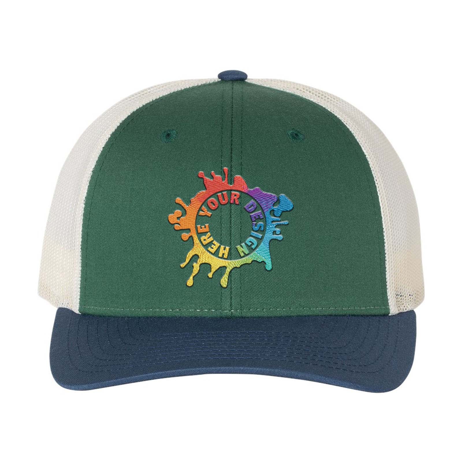 Embroidered Richardson Low Pro Trucker Cap - Mato & Hash