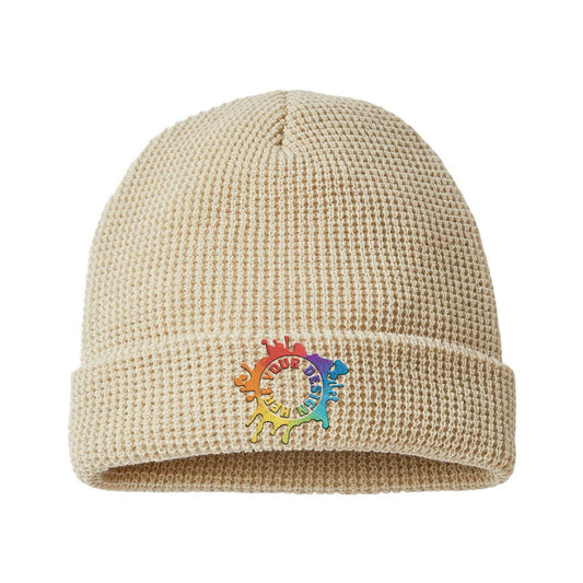 Embroidered Richardson Waffle Cuffed Beanie - Mato & Hash