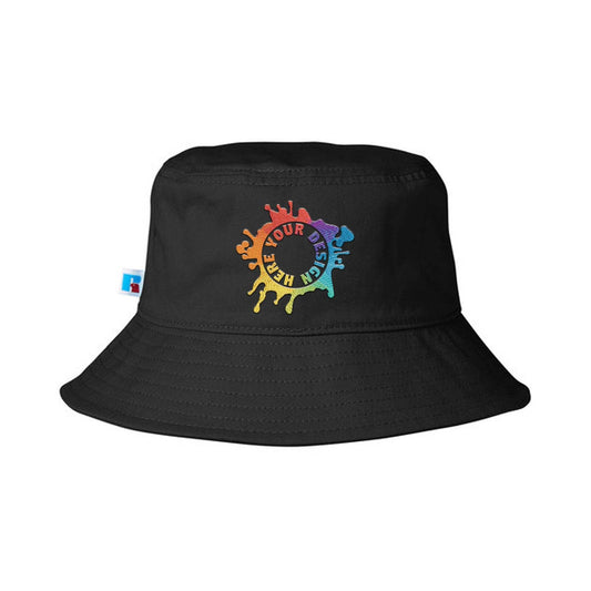Embroidered Russell Athletic Core Bucket Hat - Mato & Hash