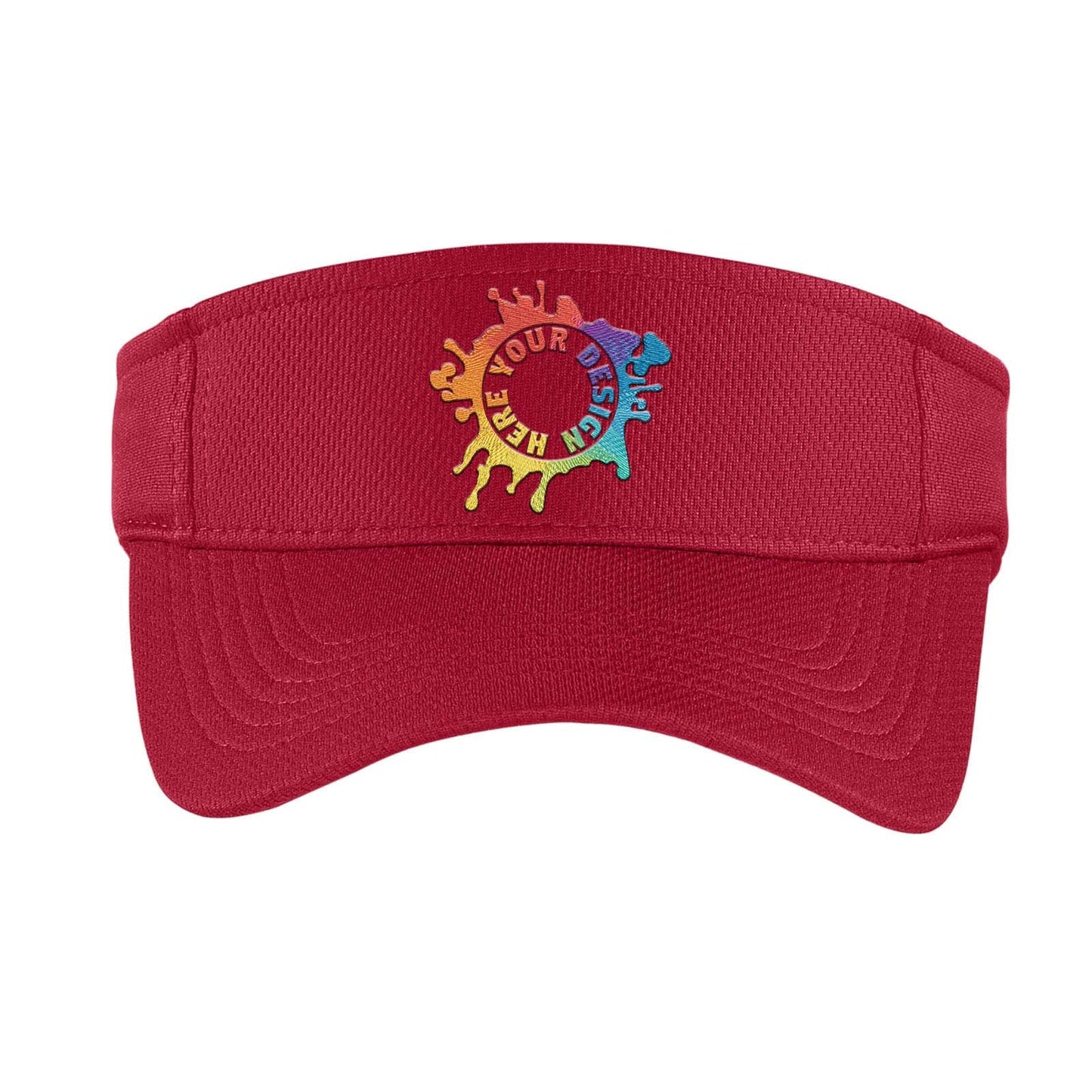 Embroidered Sport-Tek® PosiCharge® RacerMesh® Visor - Mato & Hash