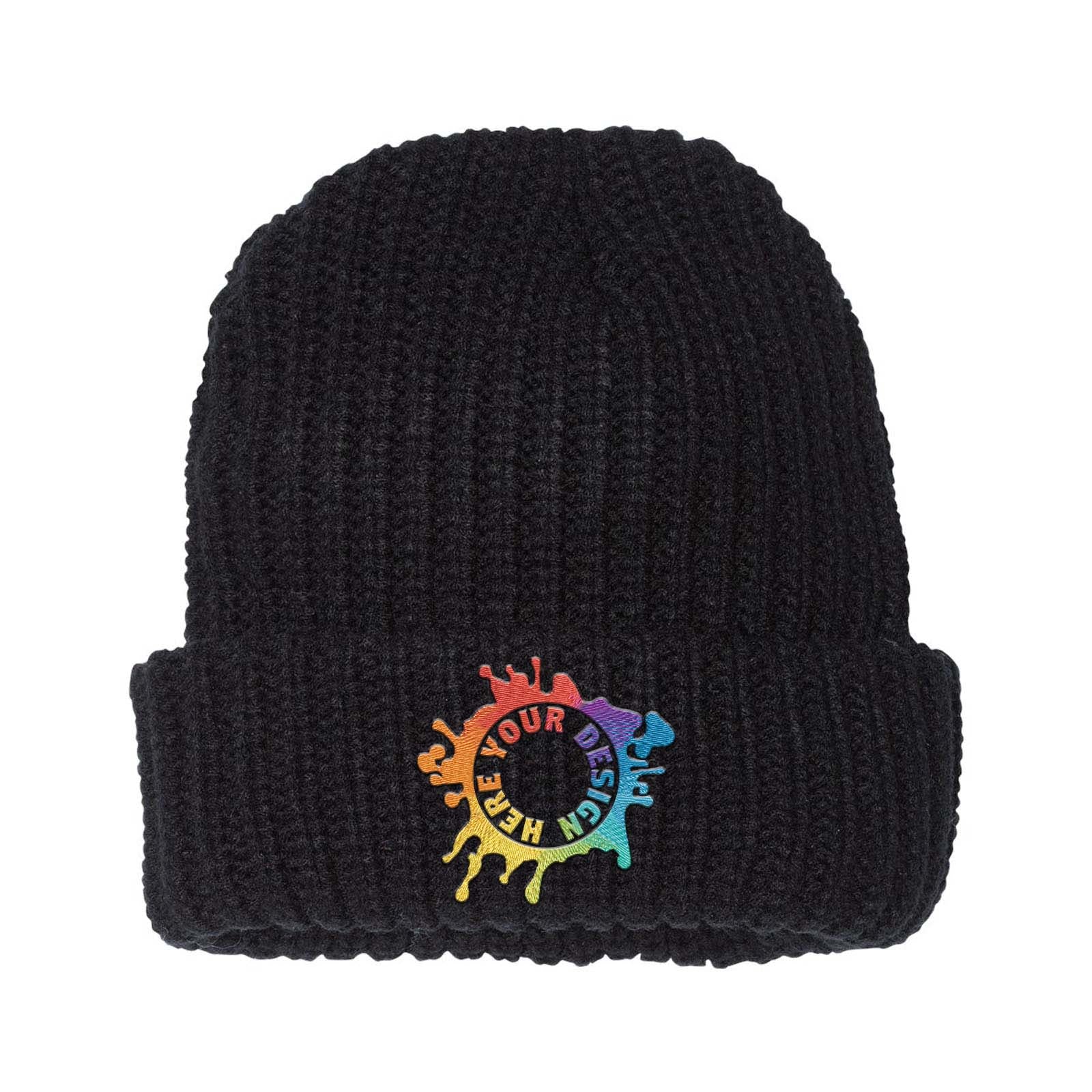 Embroidered Sportsman 12" Chunky Knit Cuffed - Mato & Hash