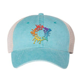 Embroidered Sportsman Pigment-Dyed Trucker Cap