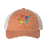 Embroidered Sportsman Pigment-Dyed Trucker Cap - Mato & Hash