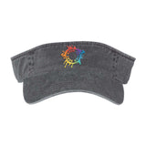 Embroidered Sportsman Pigment-Dyed Visor