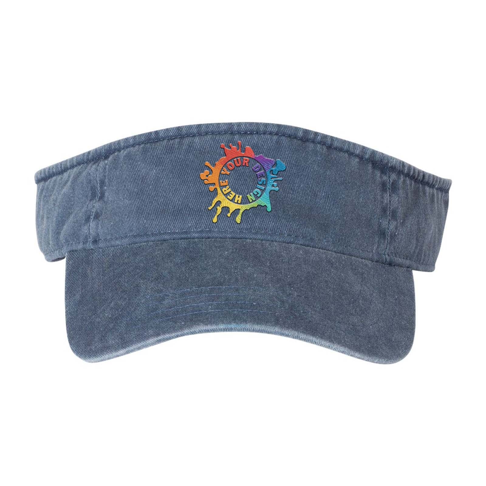Embroidered Sportsman Pigment-Dyed Visor - Mato & Hash