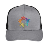 Embroidered Team 365 by Yupoong® Adult Zone Sonic Heather Trucker Cap - Mato & Hash