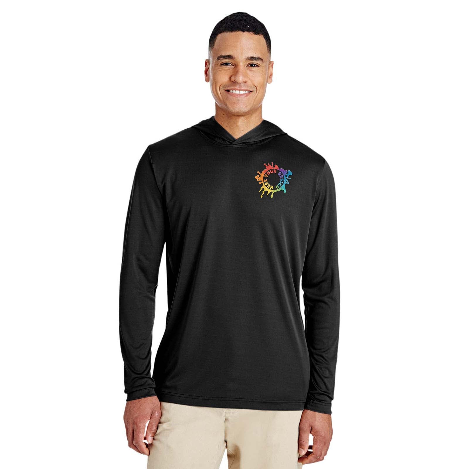 Embroidered Team 365 Men's Zone Performance Hoodie - Mato & Hash