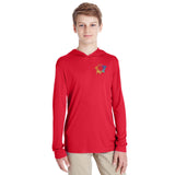 Embroidered Team 365 Youth Zone Performance Hoodie - Mato & Hash