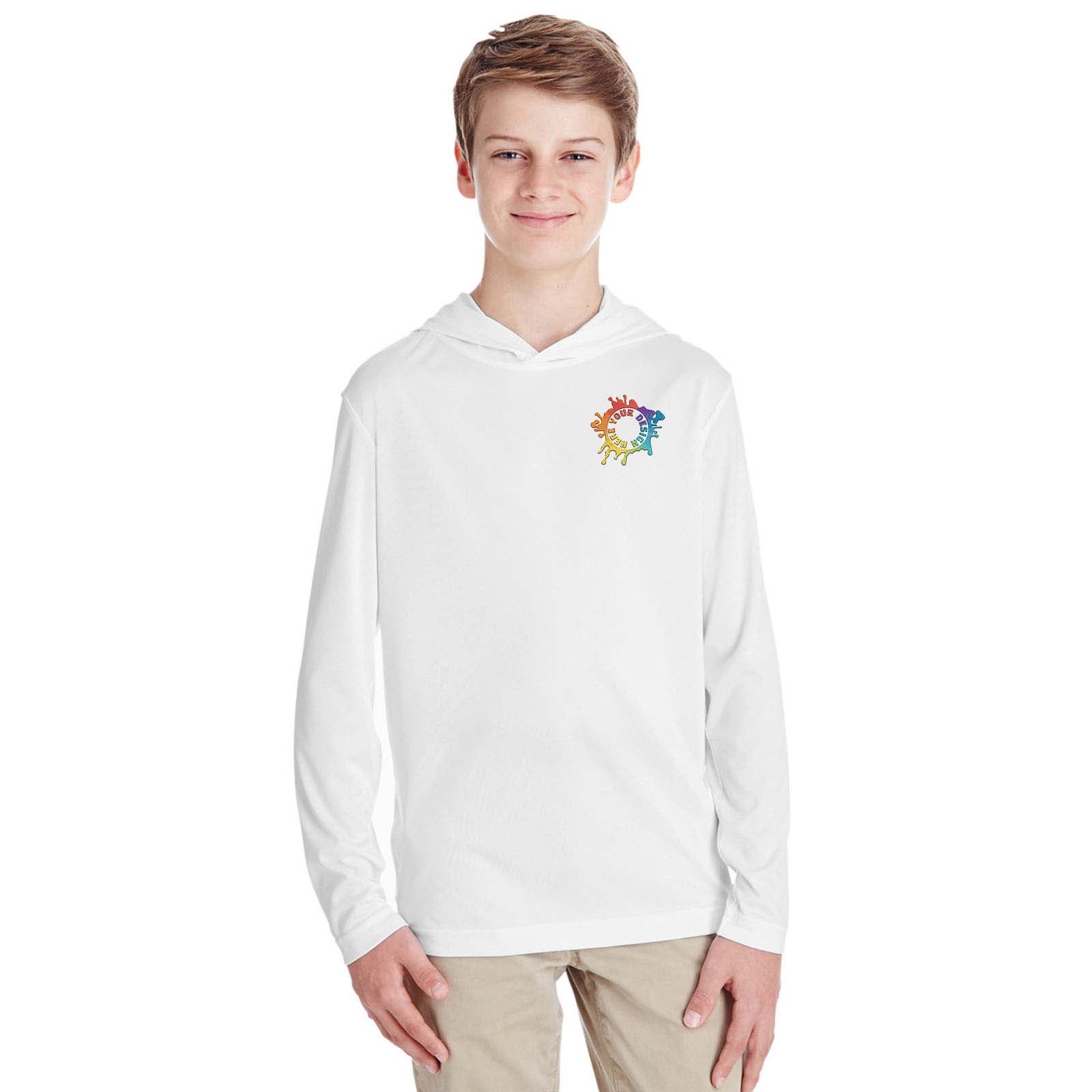 Embroidered Team 365 Youth Zone Performance Hoodie - Mato & Hash