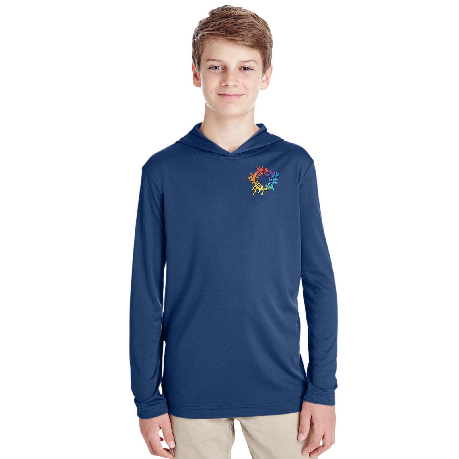 Embroidered Team 365 Youth Zone Performance Hoodie - Mato & Hash