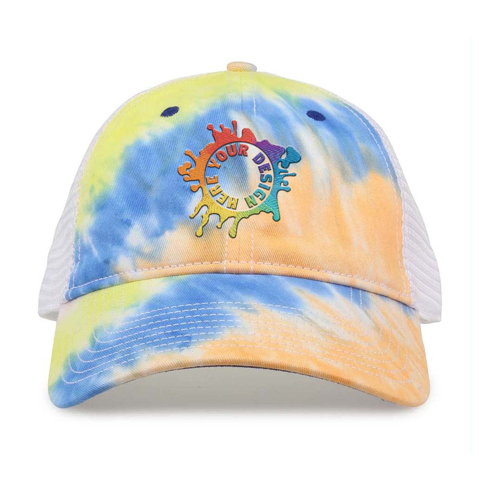 Embroidered The Game Lido Tie-Dyed Trucker Cap - Mato & Hash