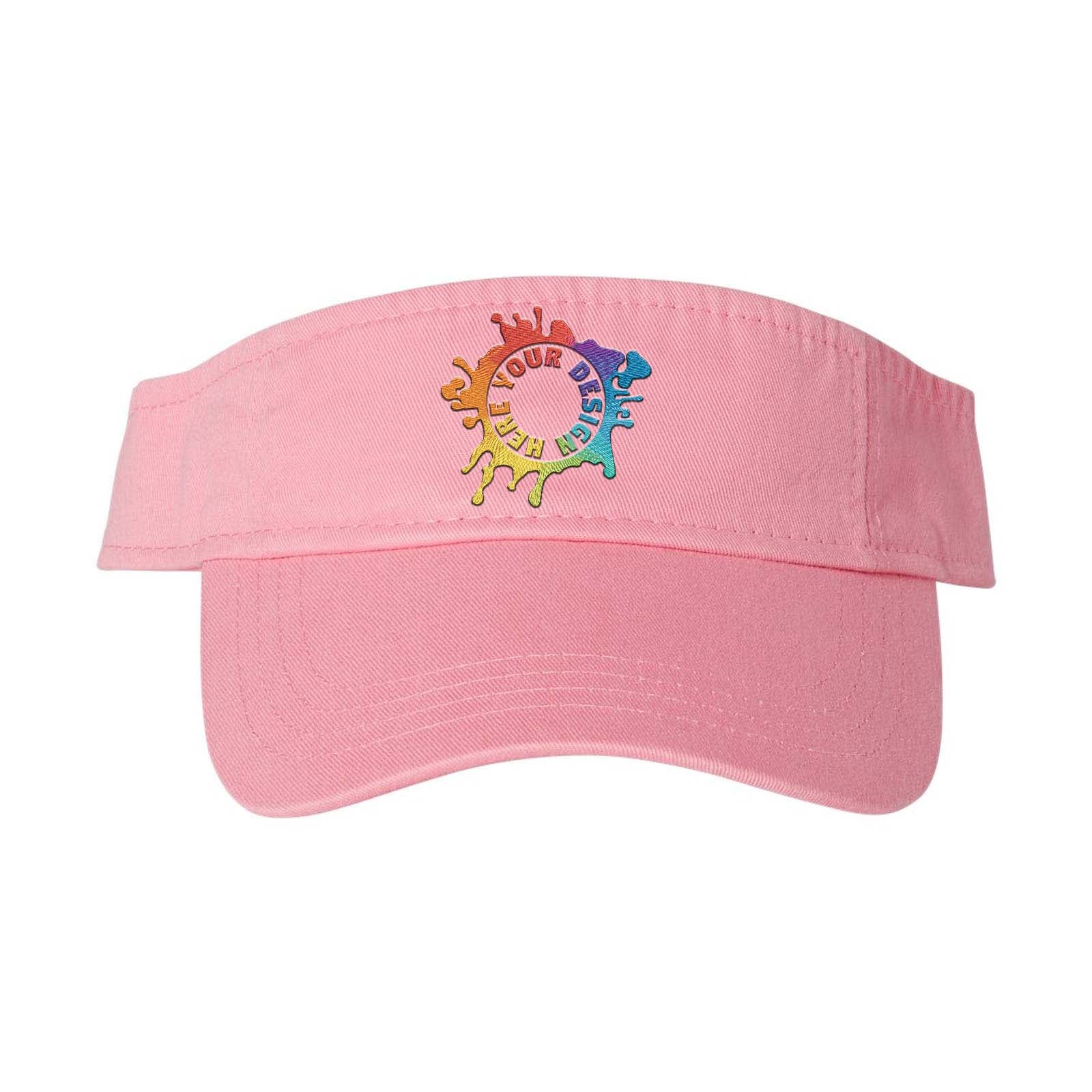 Embroidered Valucap Bio-Washed Visor - Mato & Hash