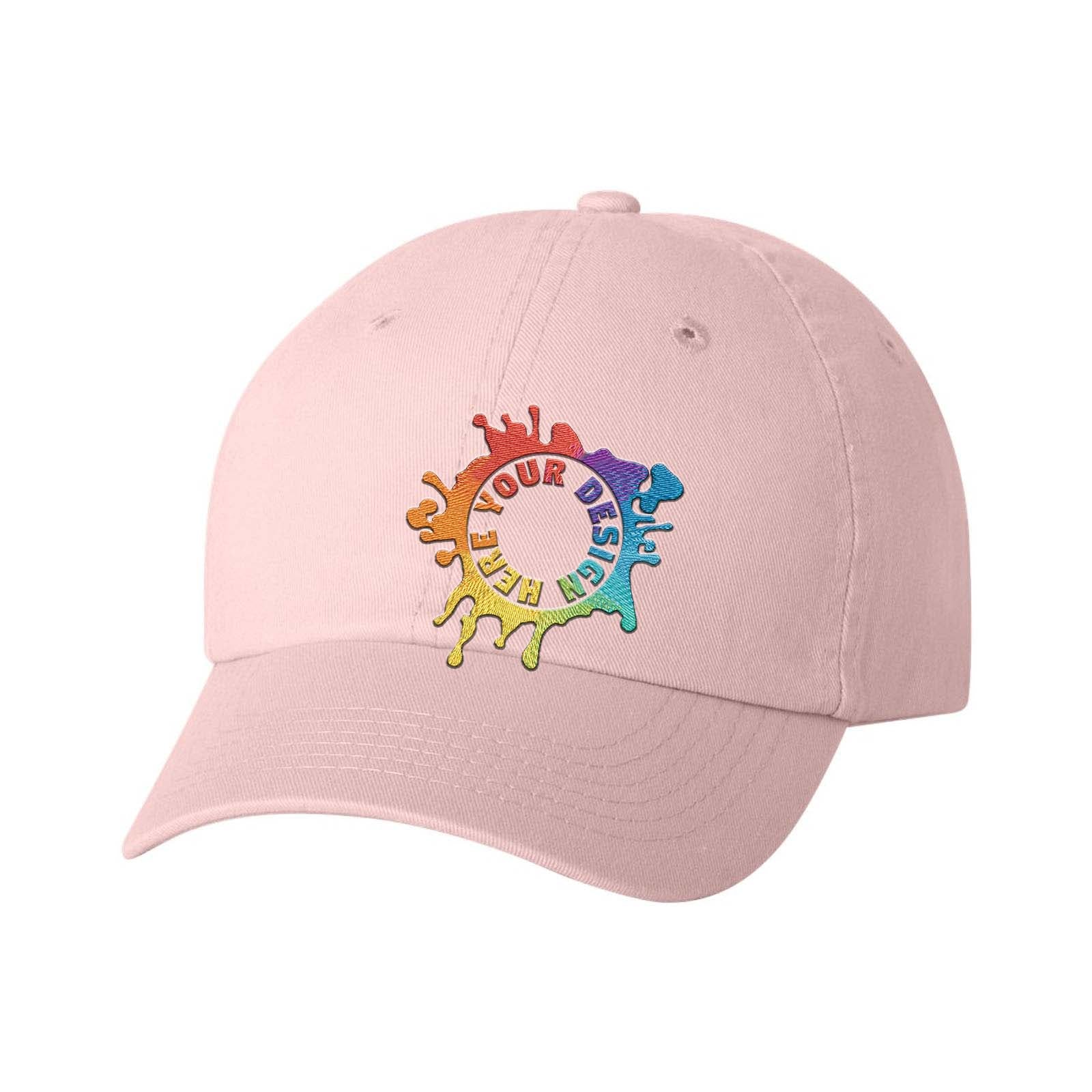 Embroidered Valucap Small Fit Bio-Washed Dad Hat - Mato & Hash