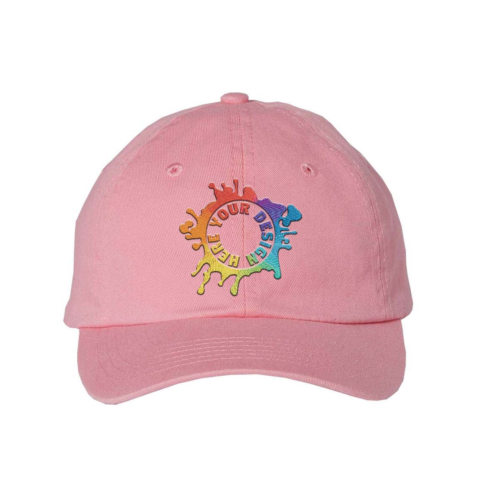 Embroidered Valucap Small Fit Bio-Washed Dad Hat - Mato & Hash