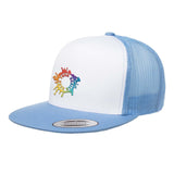 Embroidered Yupoong Adult Classic Trucker with White Front Panel Cap - Mato & Hash