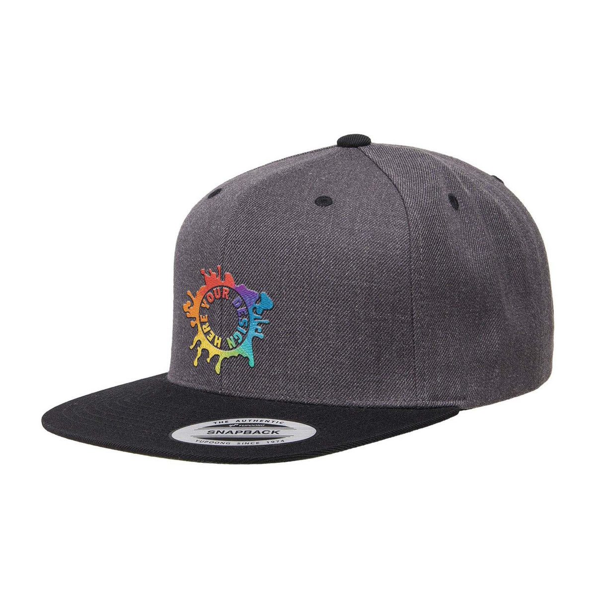 Embroidered Yupoong Classic Premium Snapback Cap - Mato & Hash