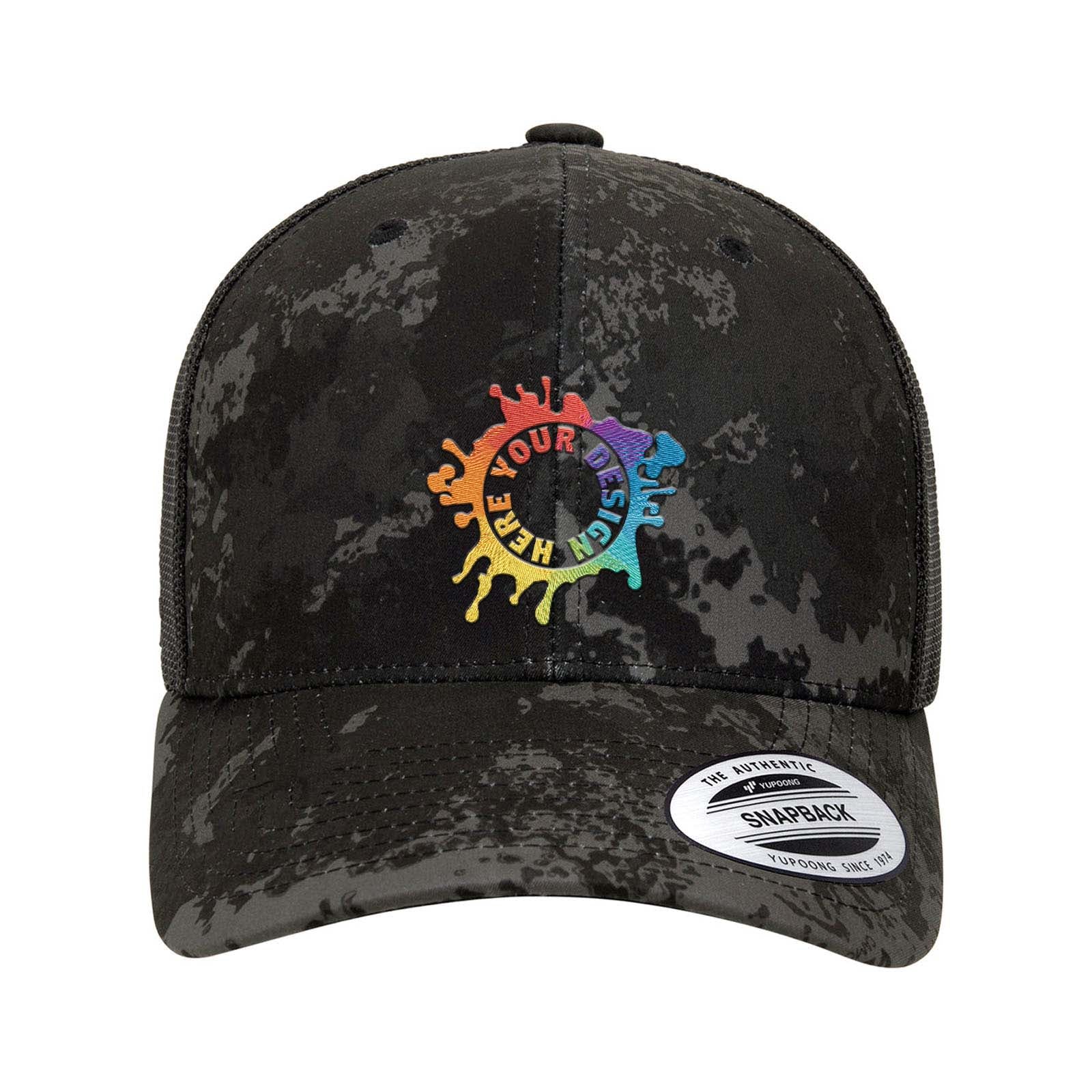 Embroidered Yupoong Classics® Veil® Retro Trucker Hat - Mato & Hash