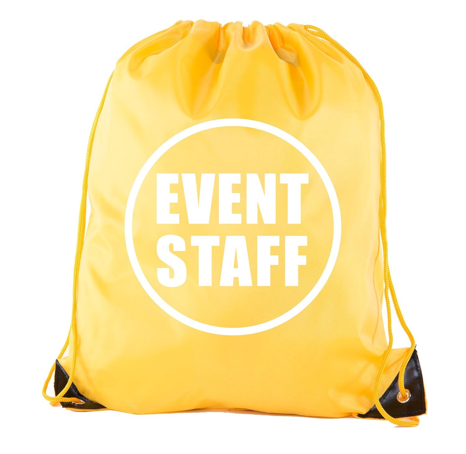Event Staff - Circle - Polyester Drawstring Bag - Mato & Hash