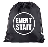Event Staff - Circle - Polyester Drawstring Bag