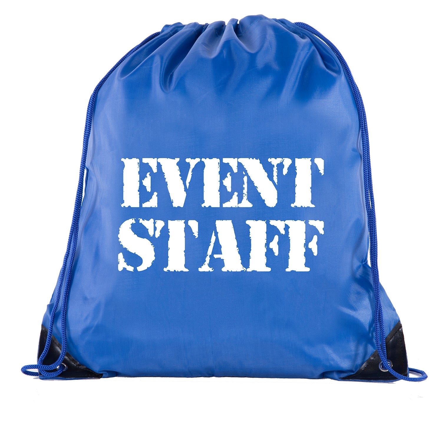 Event Staff - Rough Text - Polyester Drawstring Bag - Mato & Hash