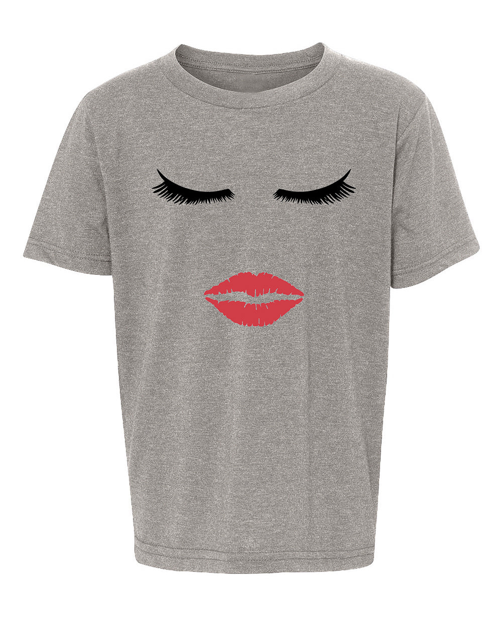 Eyelashes & Lips Kids T Shirts - Mato & Hash
