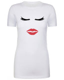 Eyelashes & Lips Womens T Shirts - Mato & Hash