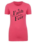 Faith Over Fear Womens Christian T Shirts - Mato & Hash