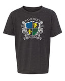 Family Crest Full Color Custom Name & Year Kids T Shirts - Mato & Hash