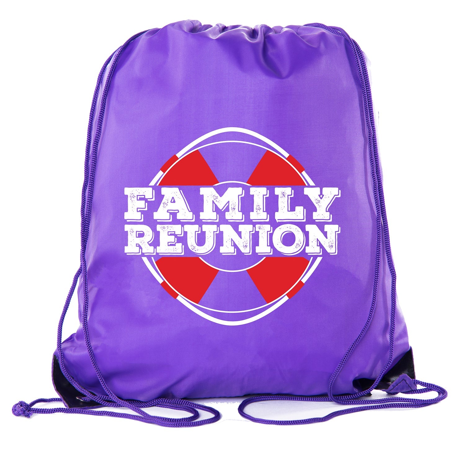 Family Reunion Life Ring Polyester Drawstring Bag - Mato & Hash