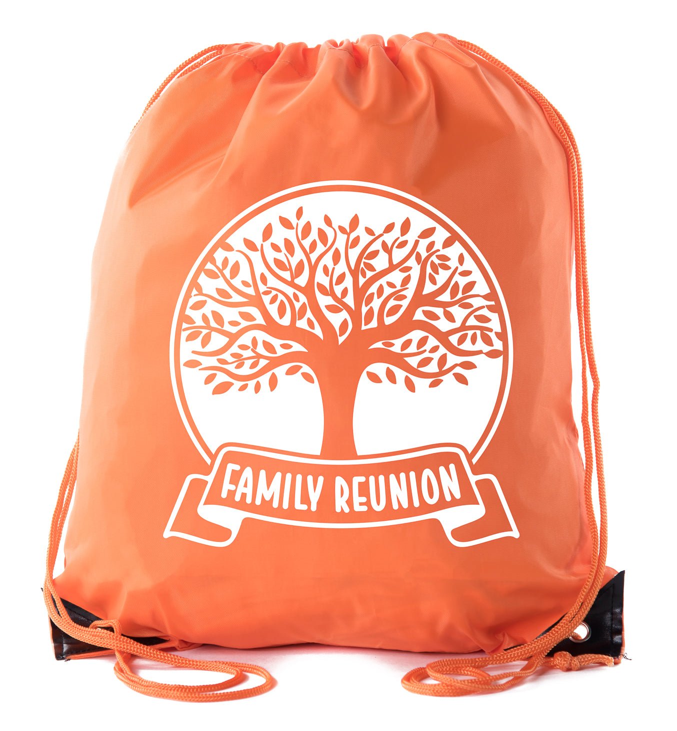 Family Reunion Oak Tree Polyester Drawstring Bag - Mato & Hash