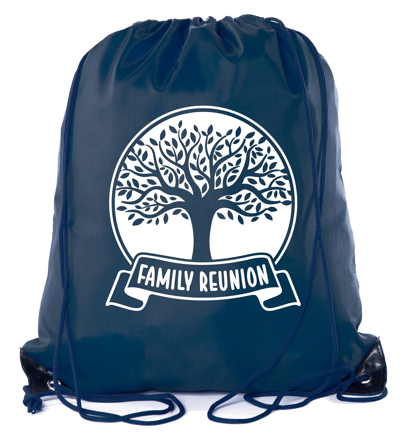 Family Reunion Oak Tree Polyester Drawstring Bag - Mato & Hash