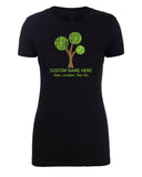 Family Reunion Tree Custom Name & Date Womens T Shirts