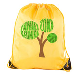 Family Reunion Tree Custom Year Polyester Drawstring Bag - Mato & Hash