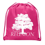 Family Reunion Tree Mini Polyester Drawstring Bag - Mato & Hash