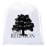Family Reunion Tree Mini Polyester Drawstring Bag - Mato & Hash