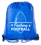Fantasy Football & Pigskin Polyester Drawstring Bag - Mato & Hash