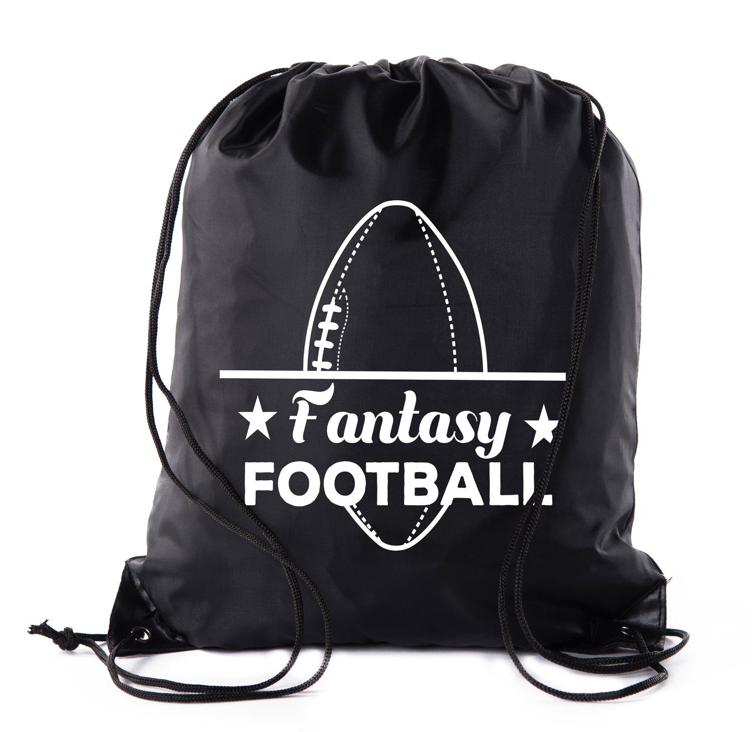 Fantasy Football & Pigskin Polyester Drawstring Bag - Mato & Hash