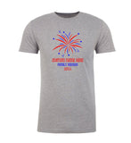 Fireworks Custom Name + Year Family Reunion Mens T Shirts