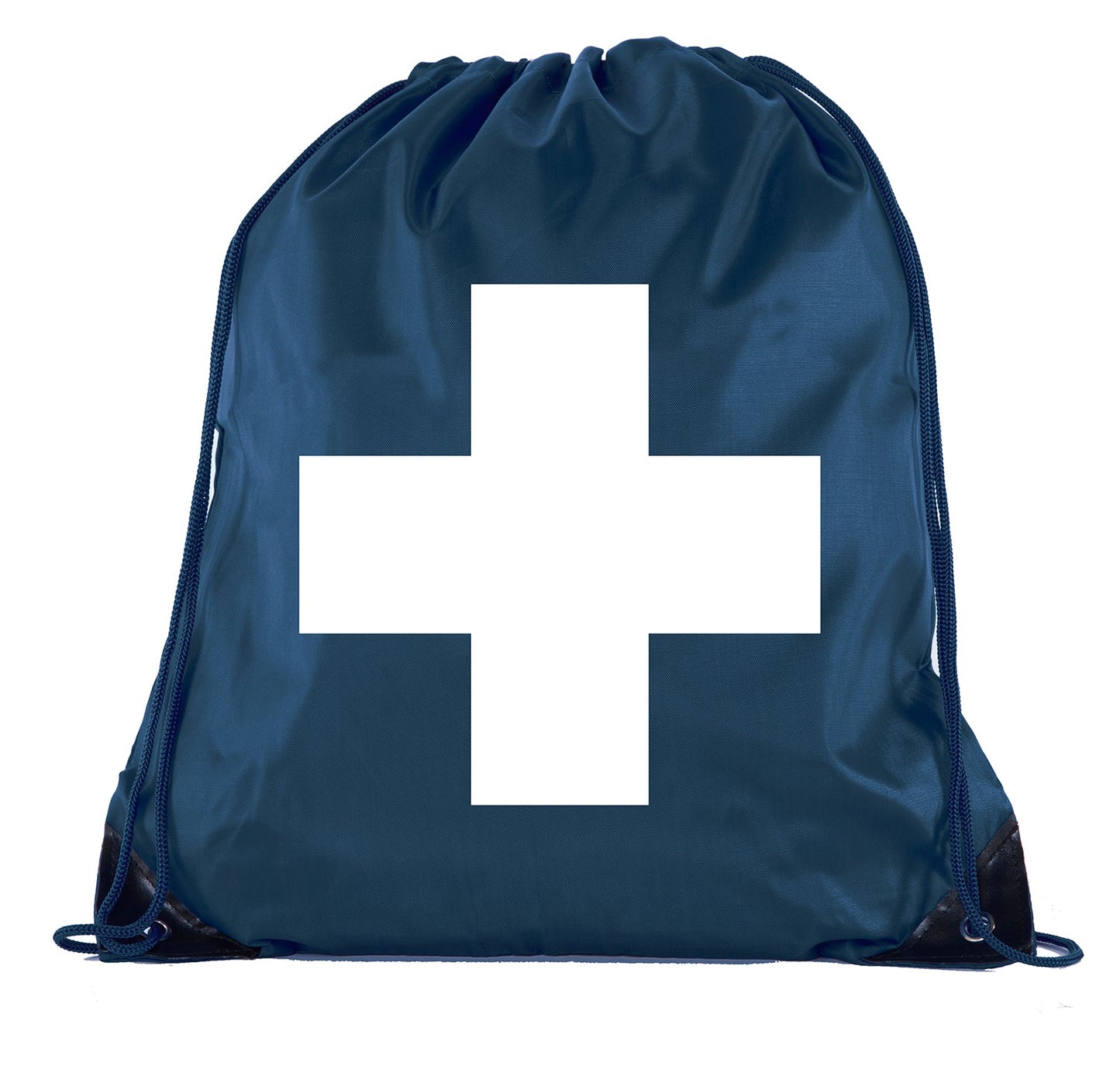 First Aid Symbol Polyester Drawstring Bag - Mato & Hash