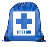 First Aid Symbol - Square - Polyester Drawstring Bag - Mato & Hash