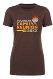 Flaming Grill Custom Name & Year Family Reunion Womens T Shirts - Mato & Hash