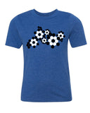 Floral Soccer Balls Kids T Shirts - Mato & Hash