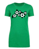 Floral Soccer Balls Womens T Shirts - Mato & Hash