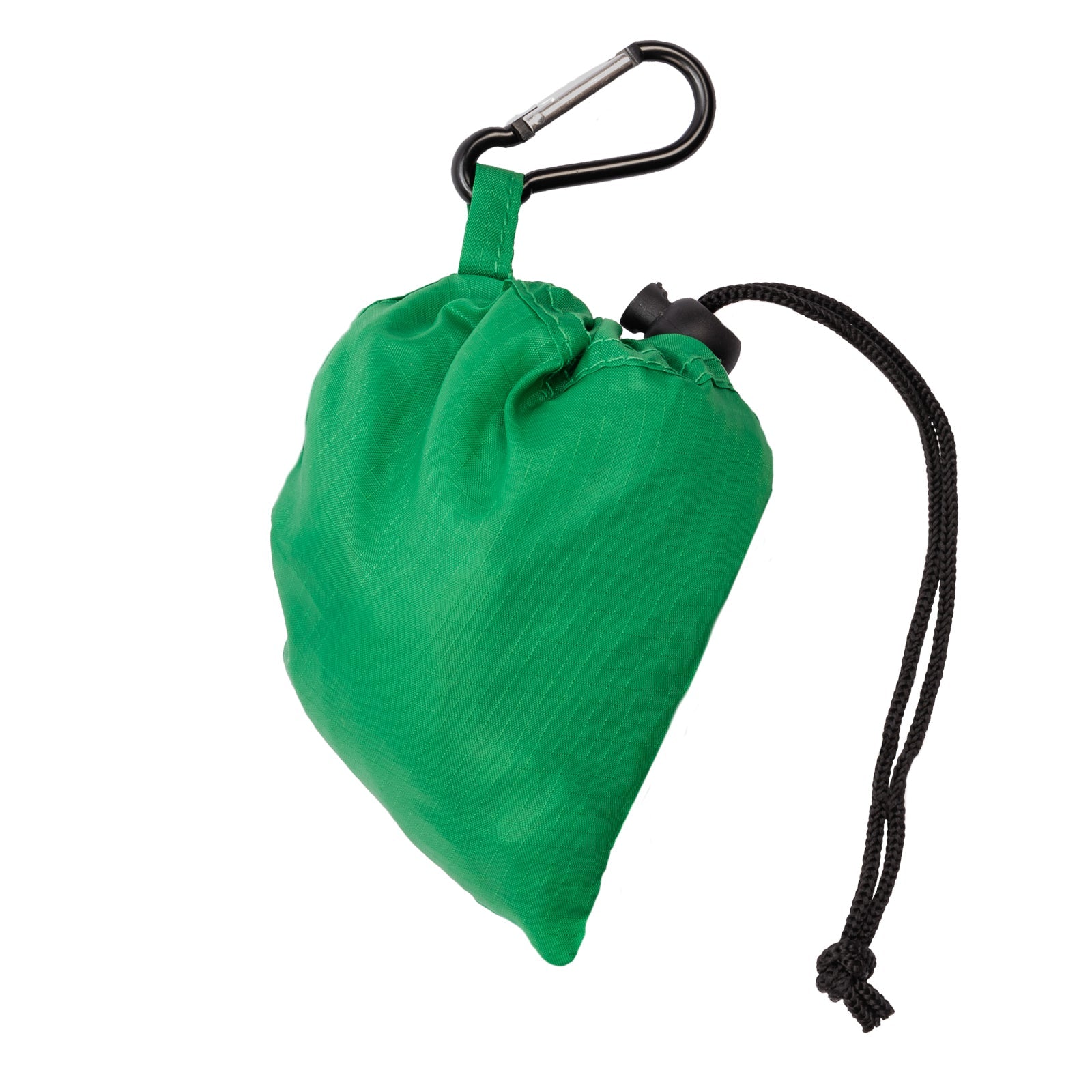 Foldable Shopping Bag With Integrated String Pouch