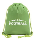 Football Cotton Drawstring Favor Bag - Mato & Hash