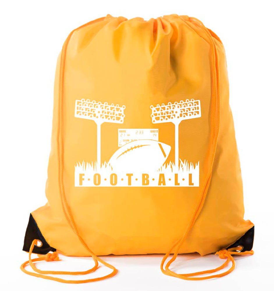 Football Field Polyester Drawstring Bag - Mato & Hash