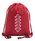 Football Laces Cotton Drawstring Bag - Mato & Hash