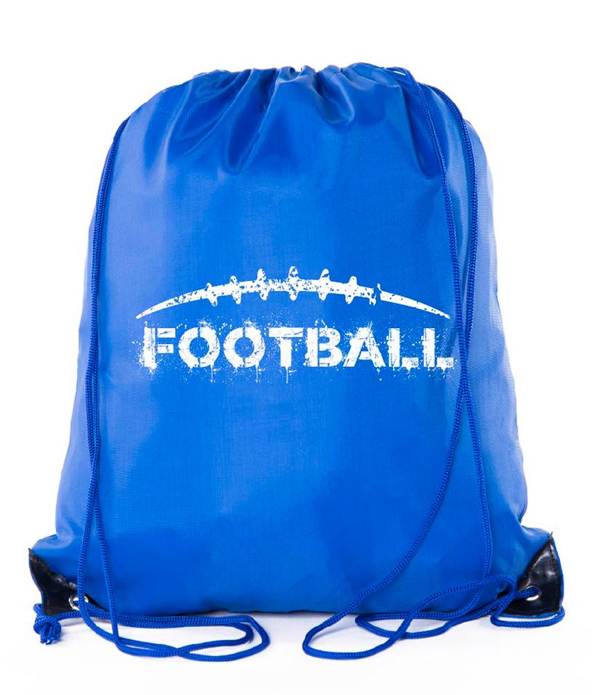 Football Polyester Drawstring Favor Bag - Mato & Hash