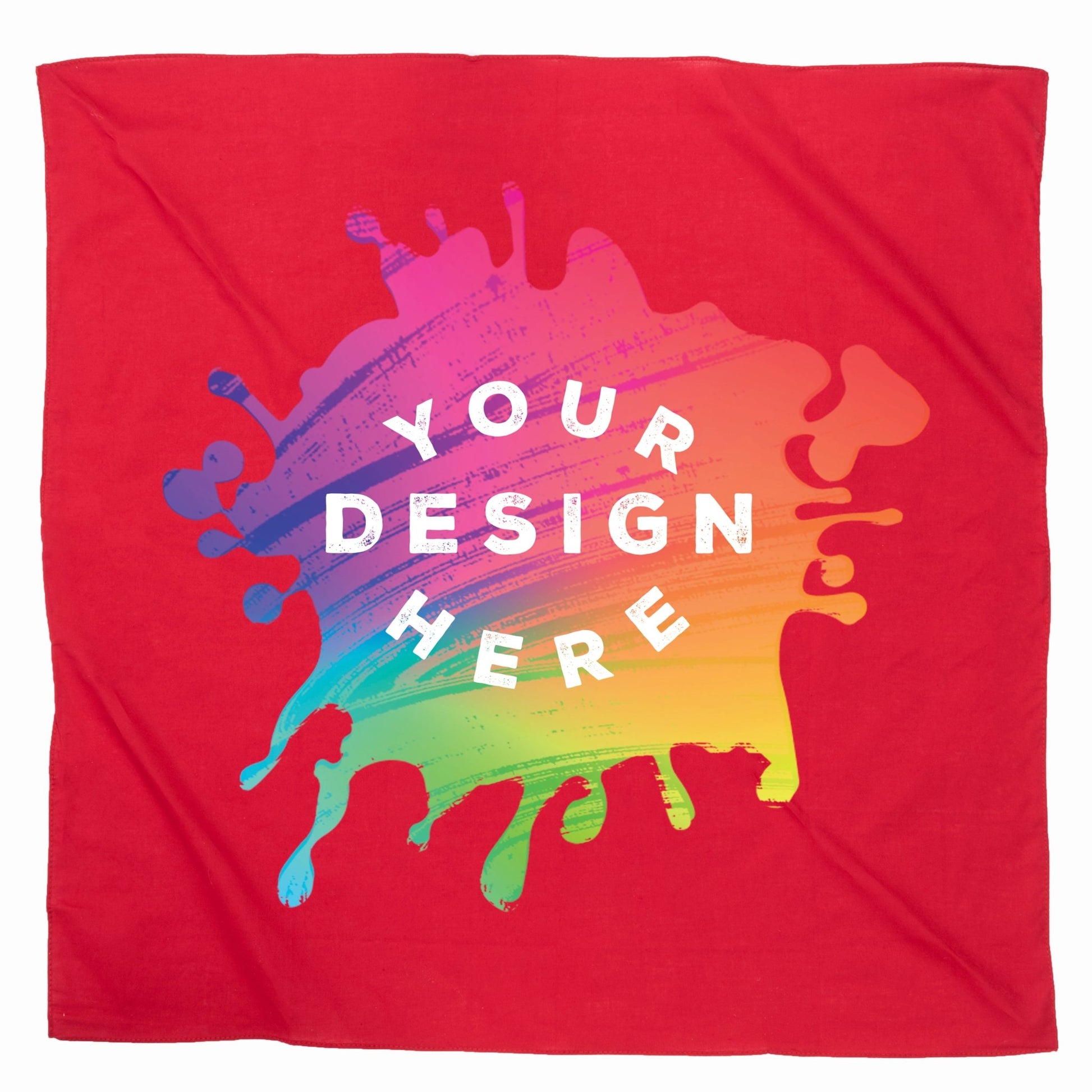 Full Color Custom Printed 27" x 27" Bandanas - Mato & Hash