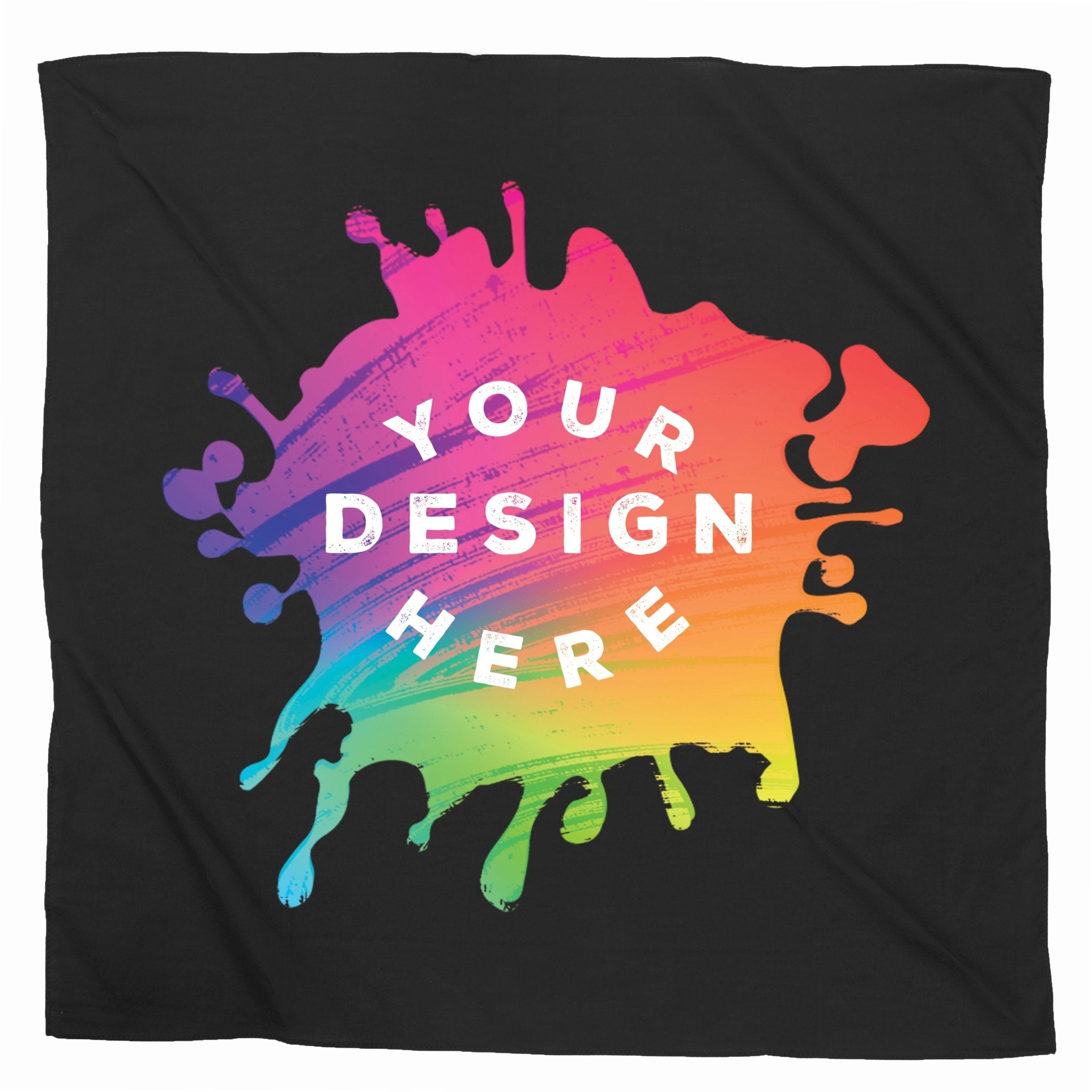 Full Color Custom Printed 27" x 27" Bandanas - Mato & Hash